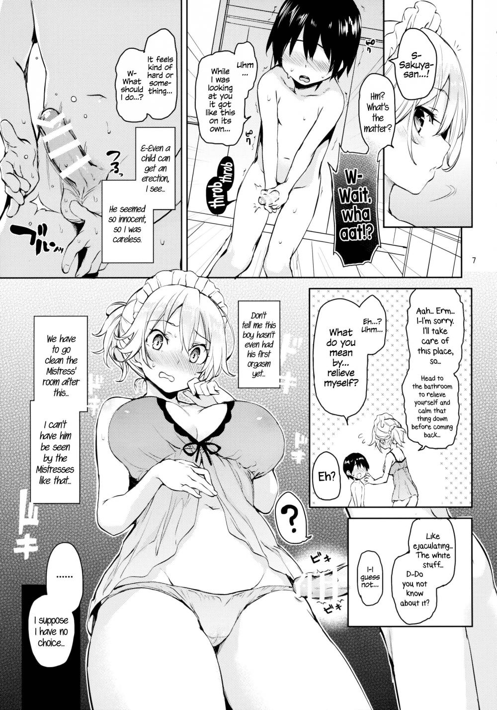 Hentai Manga Comic-Take Care of My Ejaculations Please, Sakuya-san!-Read-5